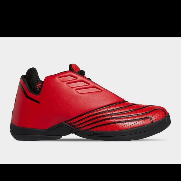 Sz 10 Adidas t-mac 2.0 restomod ( Brand New) Houston Rockets Red / Black - Picture 3 of 10